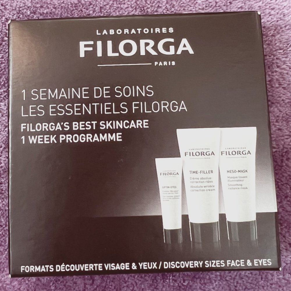 Filorga Paris Skincare Essential Kit 1 Week Supply Mask Anti-Wrinkle Eye Creme